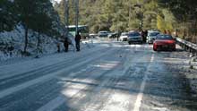 snow in troodos cyprus